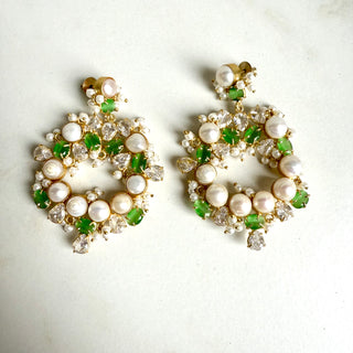 Priya Royal Green Chandbalis