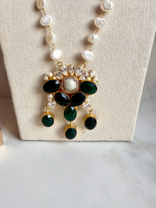 Emerald Green Mala Set