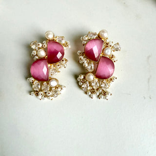 Vanya Pink Statement Earring’s