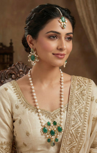 Luxury Emerald Mala Set