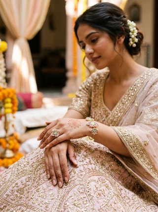 Royale Green Ring & Bracelet Set