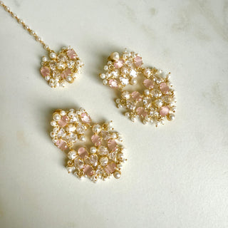 Mughal Pink Luxury Tika Set