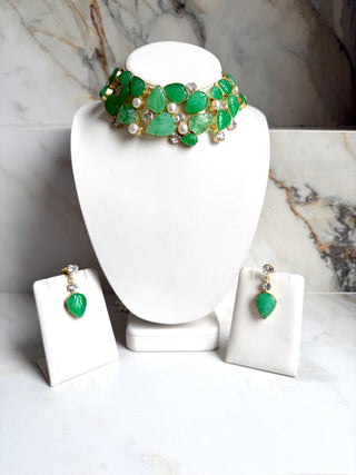 Lime Green Statement Set