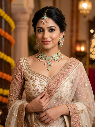 Royale Green Jewellery Set