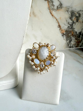 Celine Bloom White Selenite Set