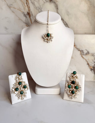 Emerald Green Tika Set