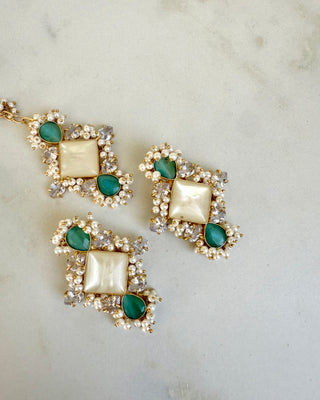 Pearl Mint Tika Set