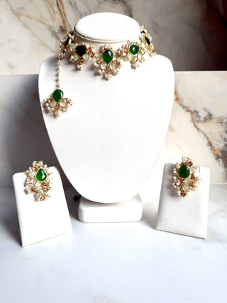 Crimson Emerald Green Set