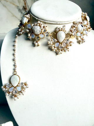 Crimson Ivory Set