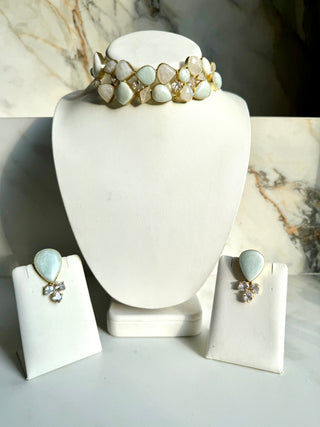 Mint Choker Set