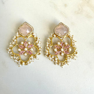 Aafreen Quartz Bloom Earrings