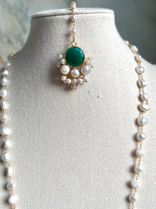 Emerald Green Mala Set