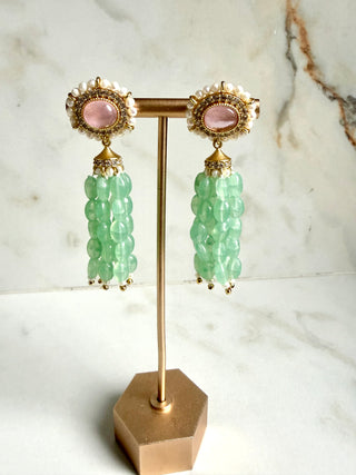 Pink Cascade  Polki Drops