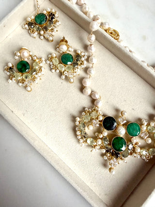 Ali Emerald Mala Set
