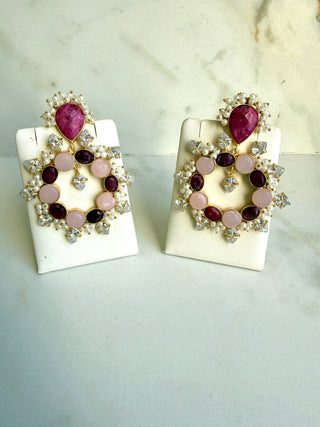 Ruby & Pink Hoops
