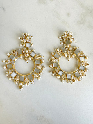 Ishira” Semi-Precious Stone Earrings