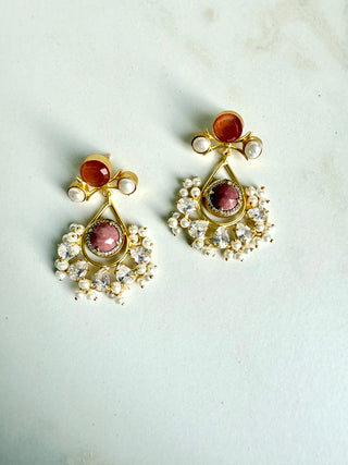 Saika Red Earrings
