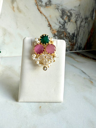 Marie Emerald & Pink Set