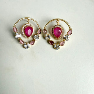 Serina Pink Earrings