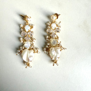 Pearl Cascade Drop Earrings