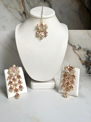 Mehrunisa  Pink Tikka Set