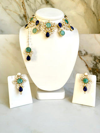 Maharani Amzonite Charm Crystal Set