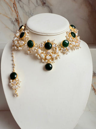Tara Emerald Green Set