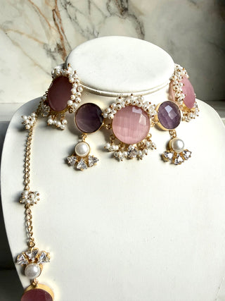 Lilac Crystal Set