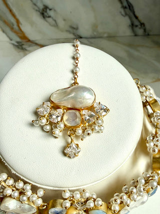 Selenite Bridal Set
