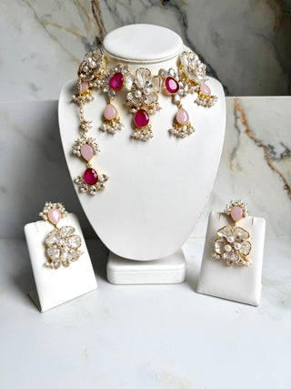 Hot Pink Flower Set
