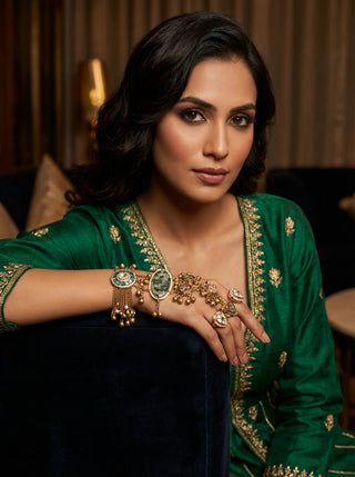 Heeraa Double Ring Haathpool