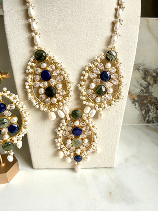 Gulbhaar Navy Mala Set