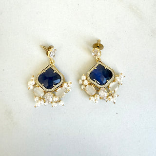 Purple Cascade Earrings