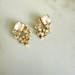 Stella Pearl Crystal Earrings