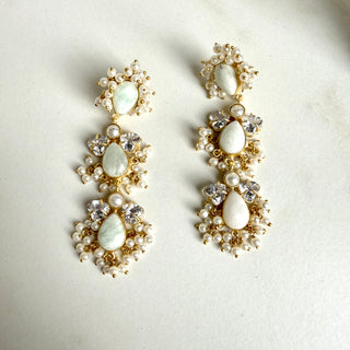 Chandrika Amzonite Earrings