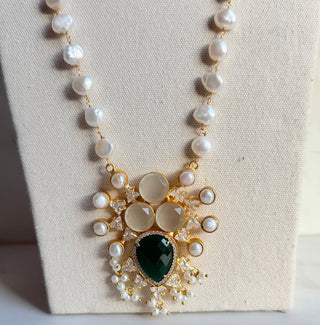 Emerald Green Mala Set