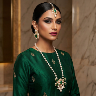 Sophie Emerald Green Mala Set