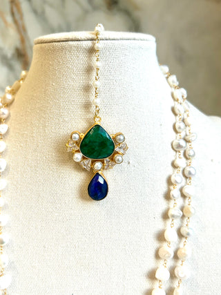 Sophie Navy & Emerald Set