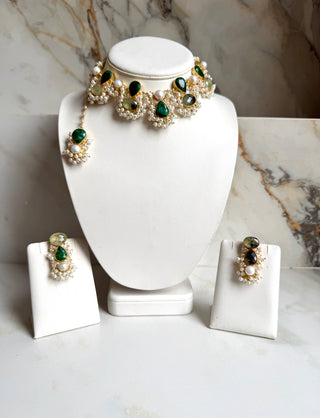 Emerald Glow Pearl Set