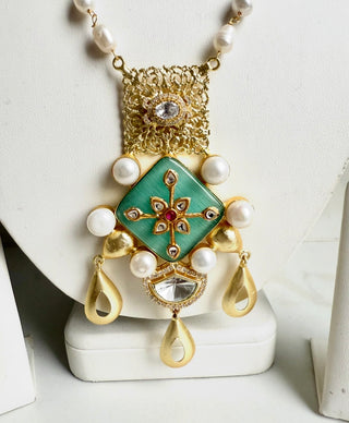 Filagree Polki Mala Set