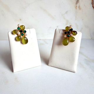 Nooré Luxe Emerald Earrings