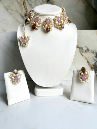 Pooja Lilac Set