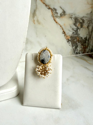 Serene Speckled Statement Set