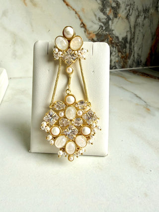 Mahira Pearl Tika Crystal Set
