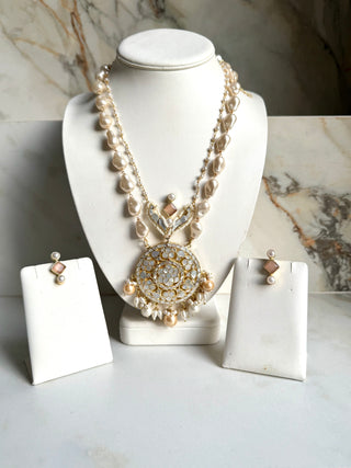Mother of Pearl Mala Set