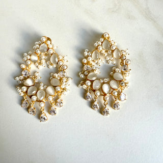 Mahi Crystal Chandelier Earrings