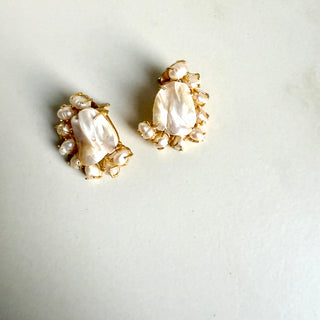 Pearl Baroque Studs