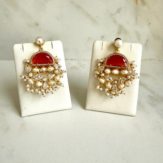 Tamara Orange Earrings