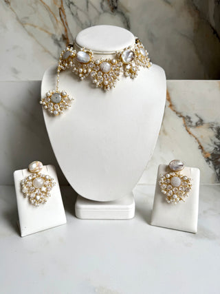 Nabila Pearl Crystal Set
