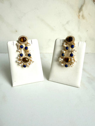 Dawn Tiger Eye Earrings